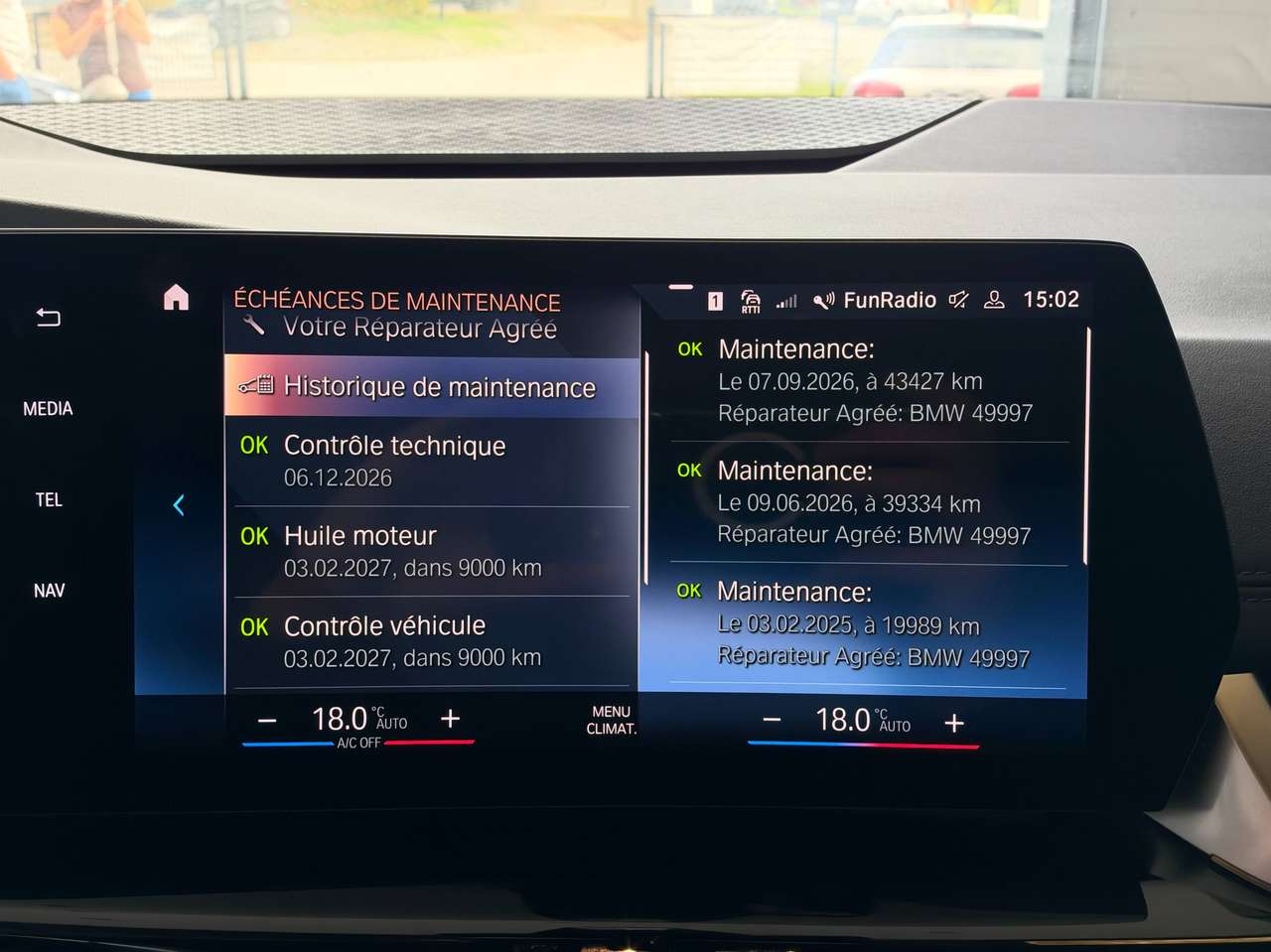 BMW 216  Active Tourer 216iA PACK M – GARANTIE BMW 06/2029